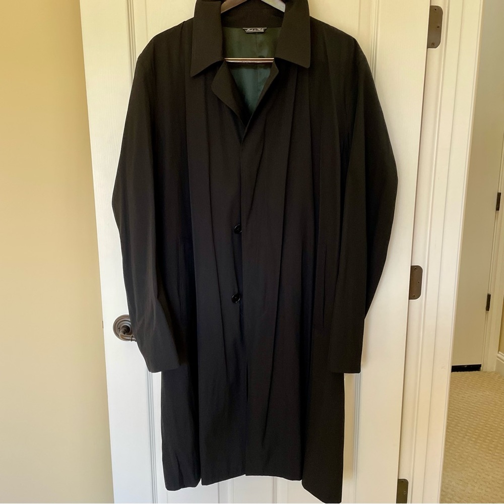 Black, Calvin Klein, Trenchcoat